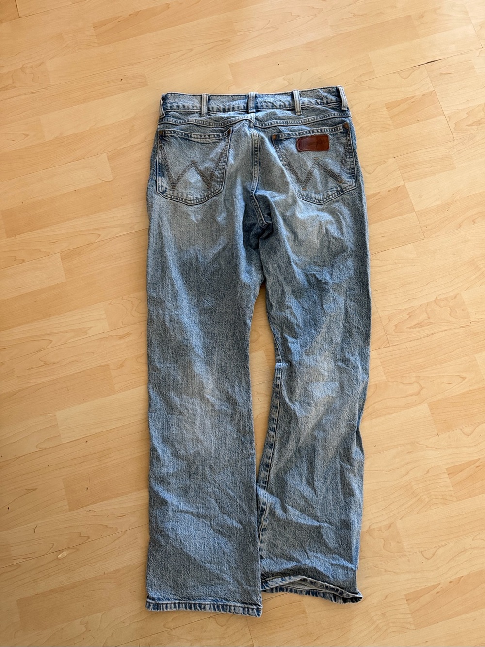 Wrangler Light Blue Bootcut Men's Jeans